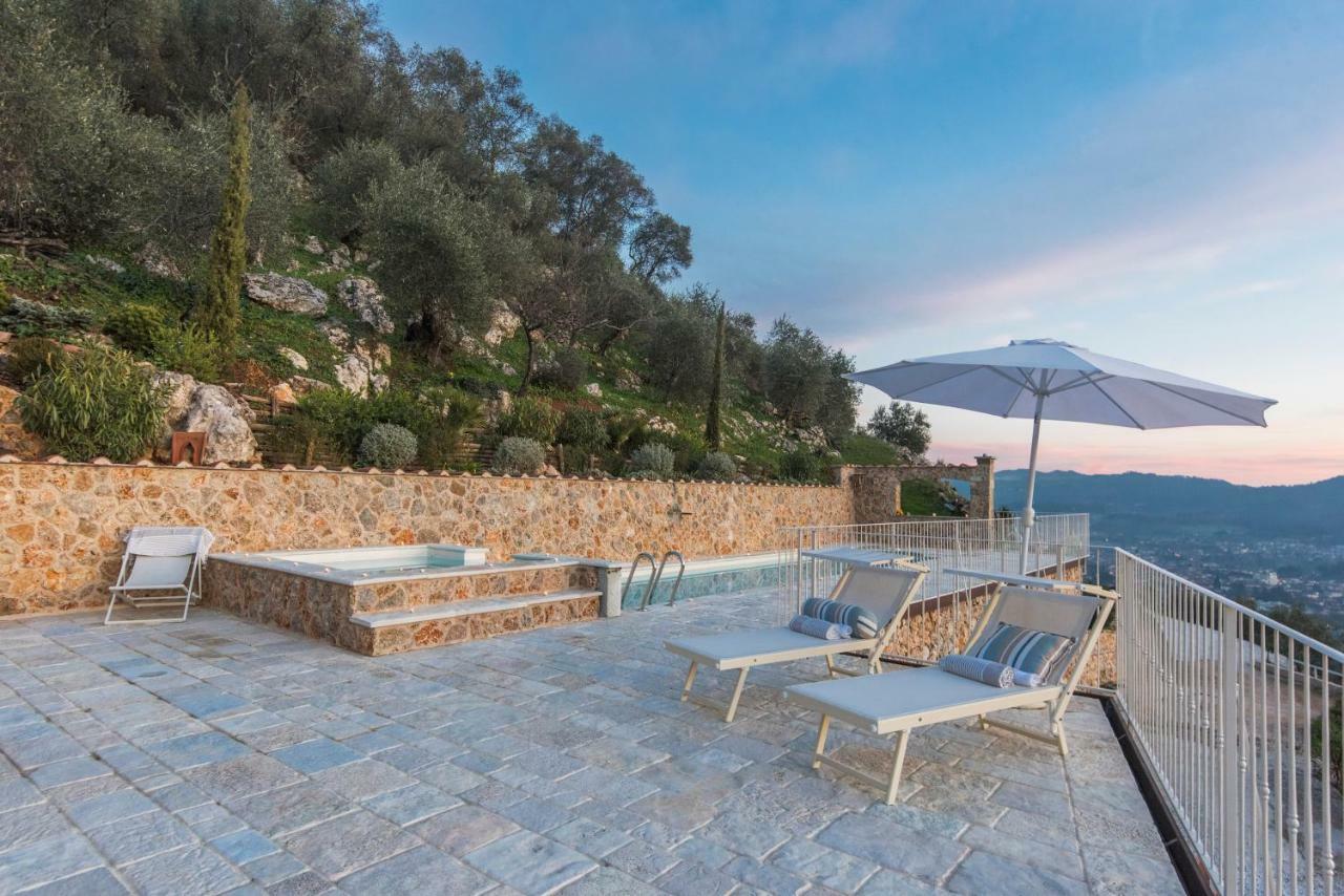 Charming Farmhouse In The Hills, Private Pool, Sea View, Dream Panorama 卡麦奥雷 外观 照片