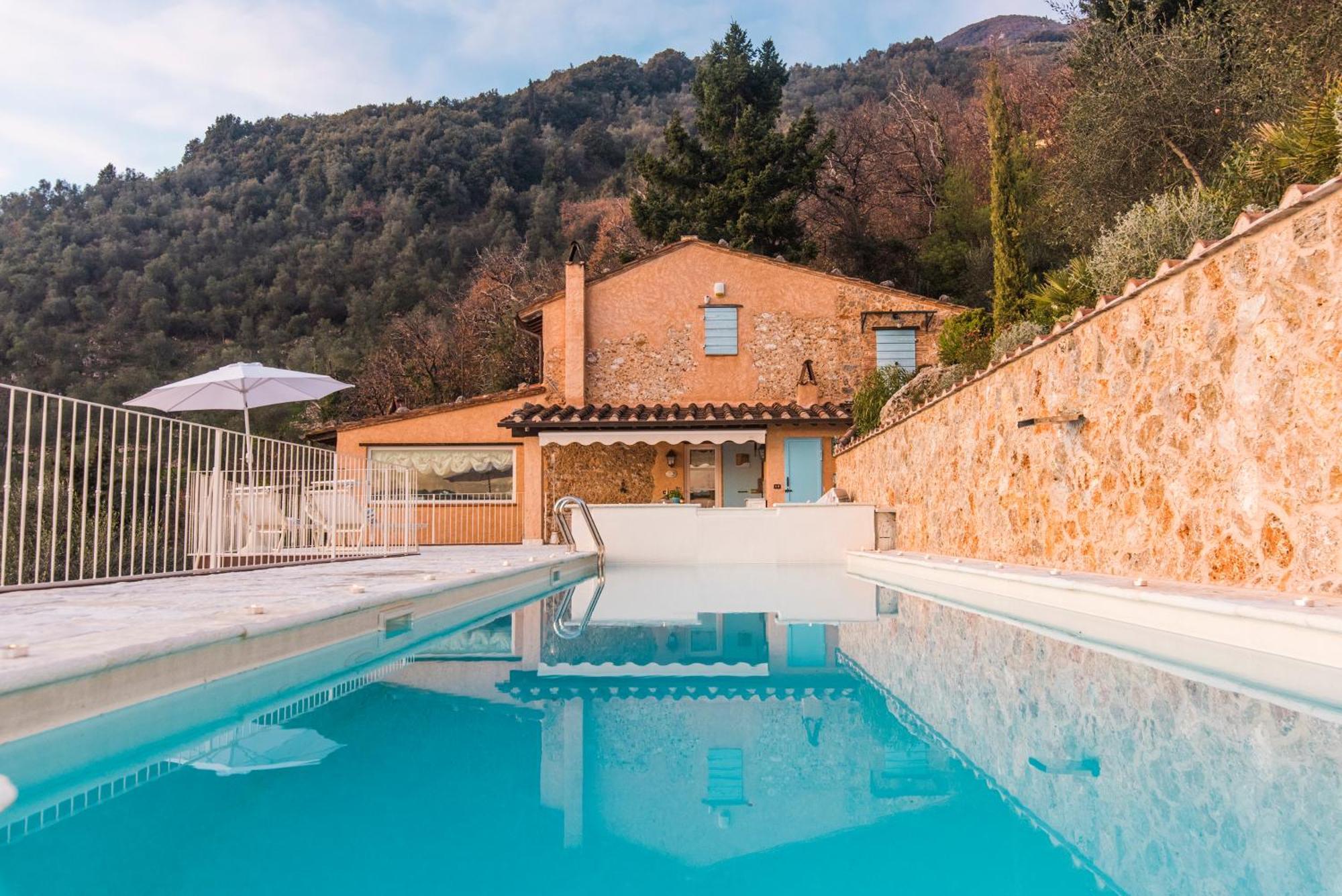 Charming Farmhouse In The Hills, Private Pool, Sea View, Dream Panorama 卡麦奥雷 外观 照片