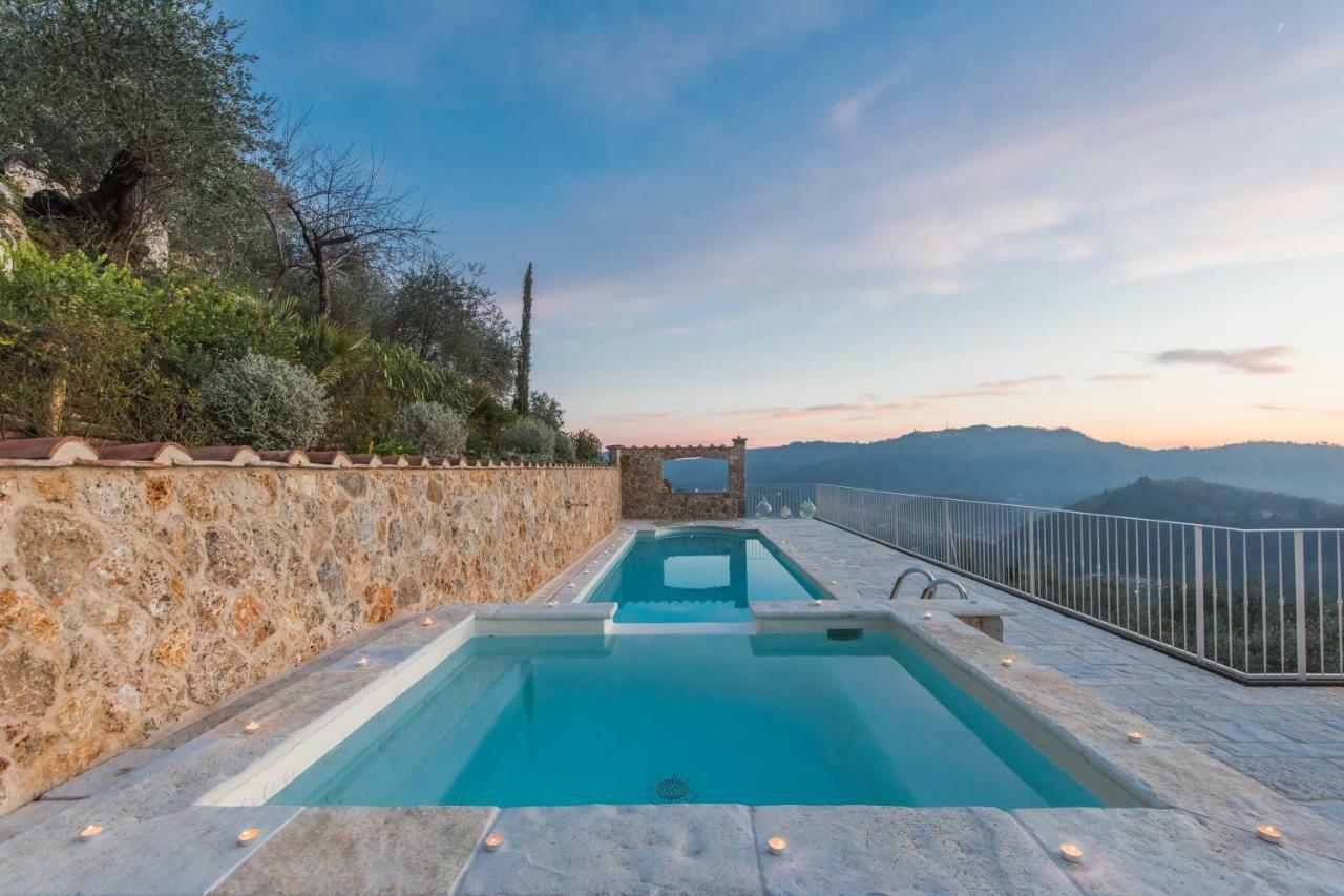 Charming Farmhouse In The Hills, Private Pool, Sea View, Dream Panorama 卡麦奥雷 外观 照片