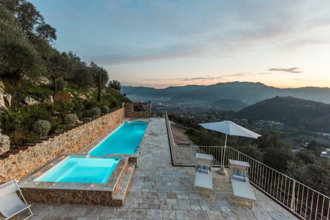 Charming Farmhouse In The Hills, Private Pool, Sea View, Dream Panorama 卡麦奥雷 外观 照片