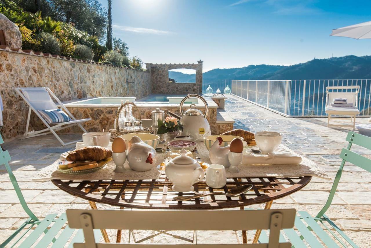 Charming Farmhouse In The Hills, Private Pool, Sea View, Dream Panorama 卡麦奥雷 外观 照片