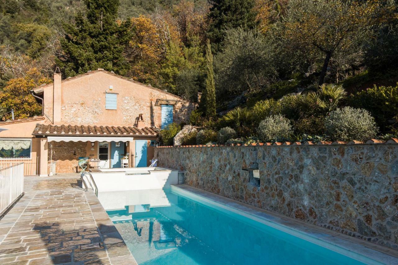 Charming Farmhouse In The Hills, Private Pool, Sea View, Dream Panorama 卡麦奥雷 外观 照片